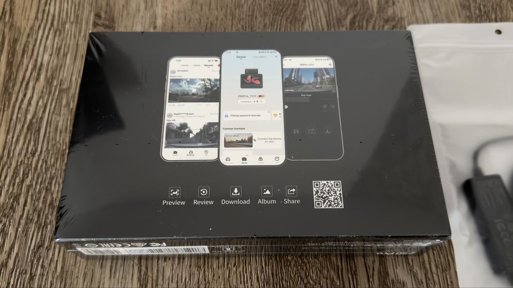 DDPAI Z50 Pro 4K Przód+Tył + Hardwire Kit