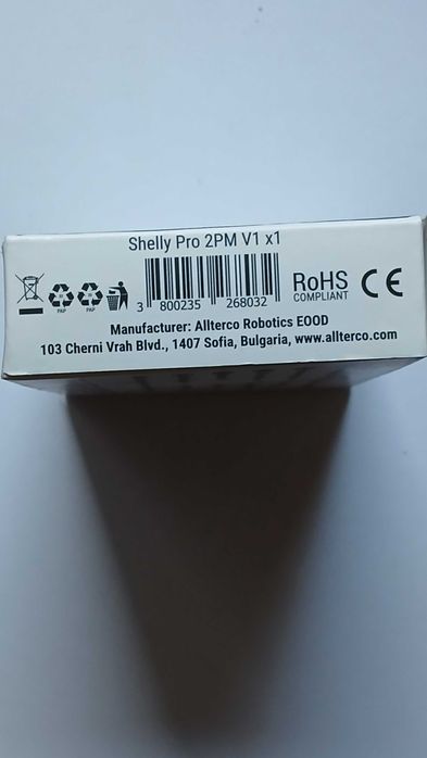 Shelly Pro 2 PM-2-kanałowy sterownik WiFi 230V-aplikacja Android/iOS**