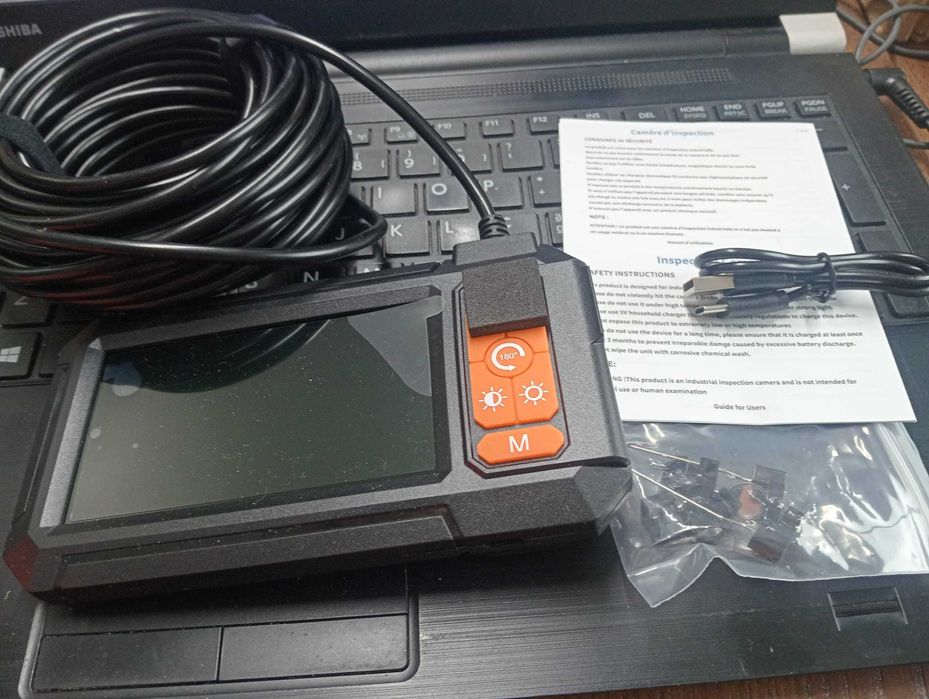 Endoscópio Industrial HD P410 (Novo) – Cabo 10m Rígido + USB-C