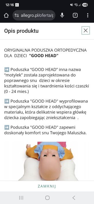 Poduszka ortopedyczna