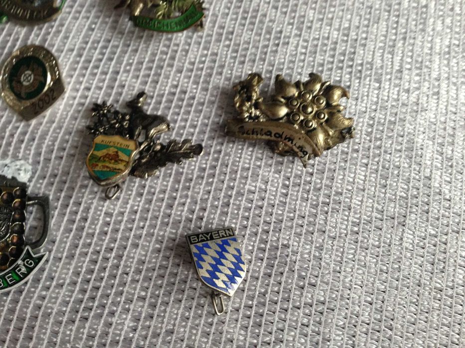 Przypinki do kapelusza 10 szt. komplet.