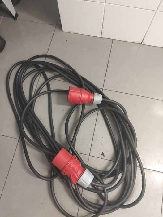 Cabo de extensão trifásica industrial 10 metros