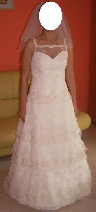 Suknia ślubna, rozmiar 38