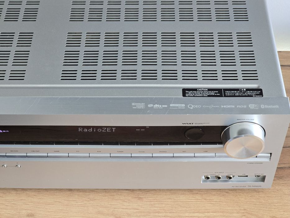 Onkyo TX-NR626 Amplituner 7.2 Spotify WiFi Bluetooth HDMI ARC USB THX Burr-Brown