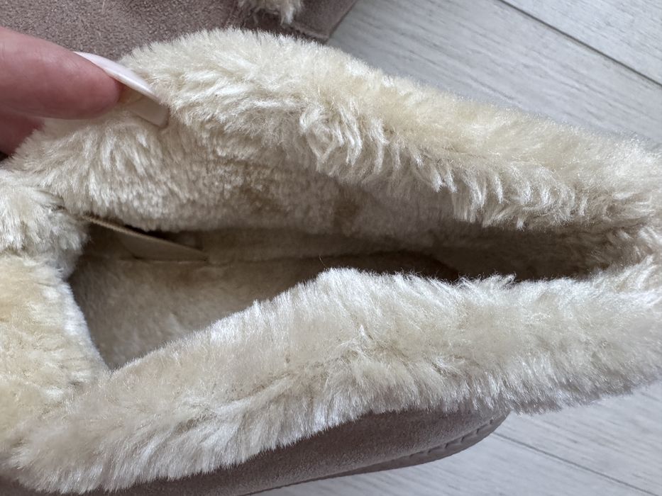 Зимові замшеві лофери