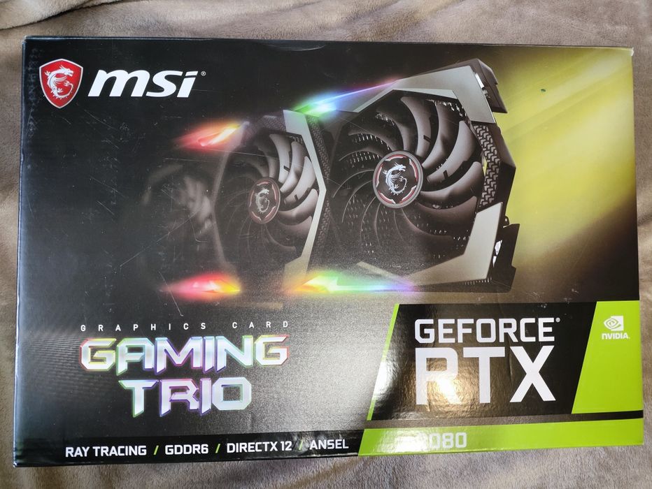 Відеокарта RTX 2080 8GB GDDR6 Gaming X Trio MSI