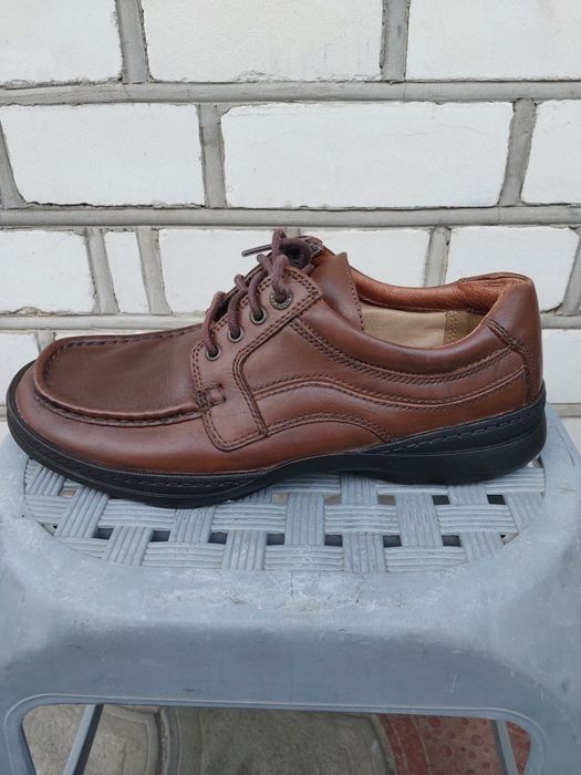 Clarks мокасины оригинальные Англия натуральная кожа раз 42