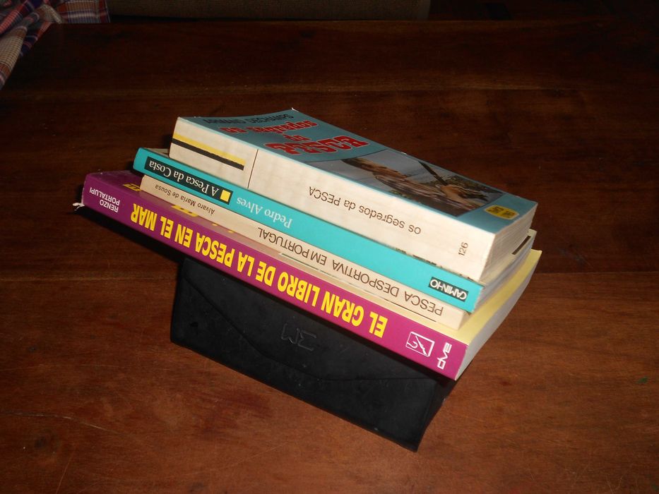 Livros diversos pesca + revistas mundo da pesca