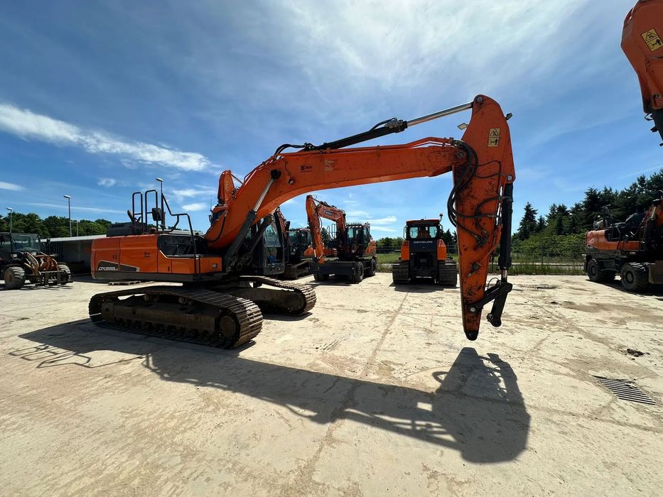 Doosan DX255LC-5  7400mth od dealera GLOMAK centralne smarowanie Poznań 229 000 netto
