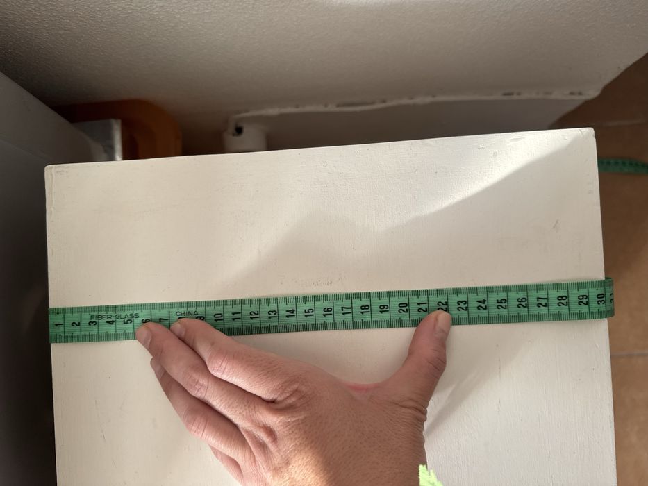 Gaveteiro em madeira maciça novo e caixa vintage metálica