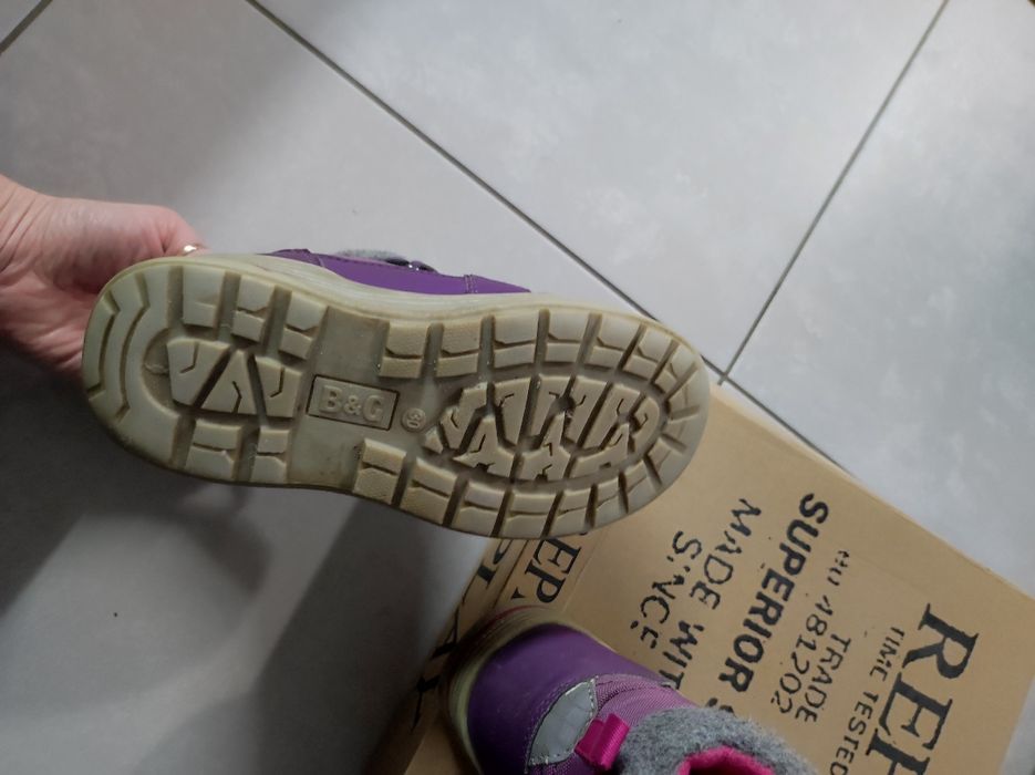 Зимові чоботи B&G для дівчинки