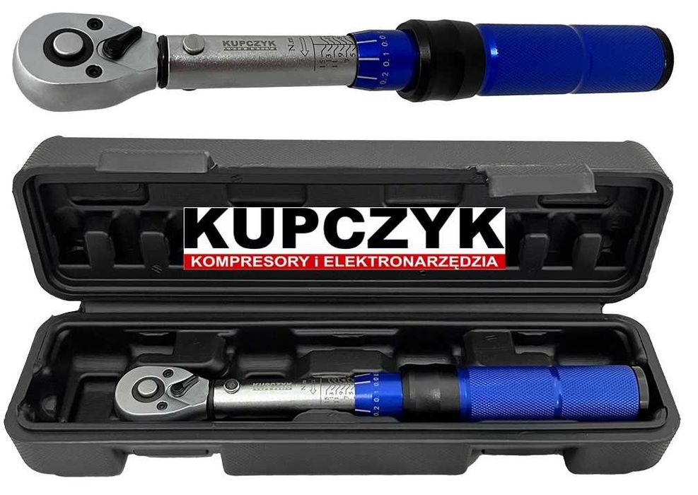 Klucz dynamometryczny Kupczyk 2-15 Nm z blokadą 1/4" dynamometr