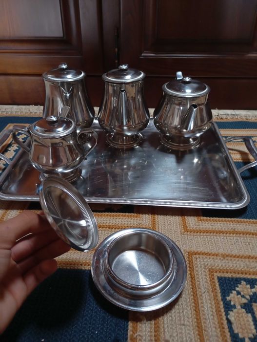 Serviço para chá e café de aço inox, Meridional