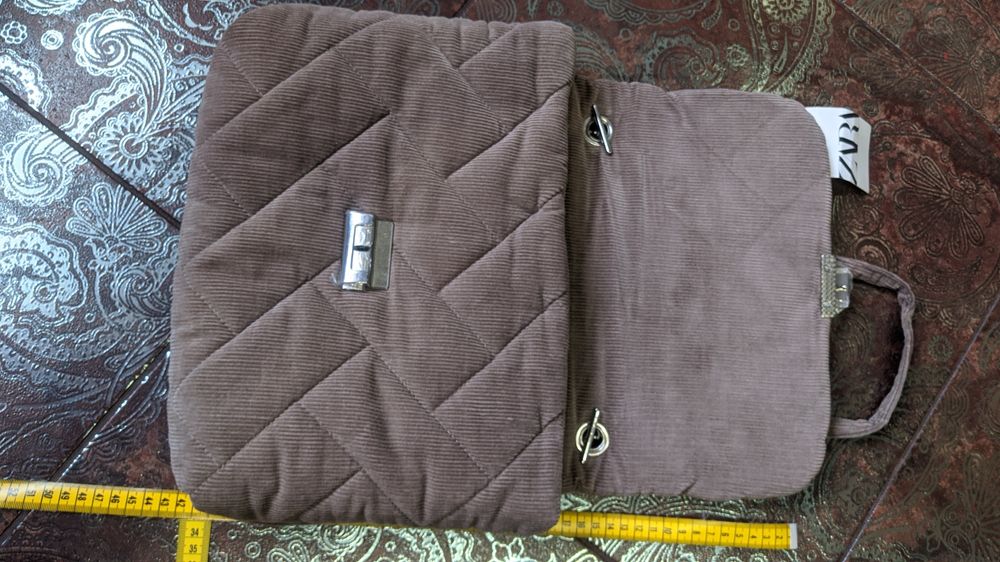 Вельветовая сумка Zara