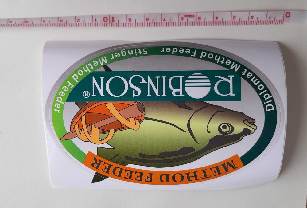 Dwie różne naklejki samoprzylepne Robinson (nr13)