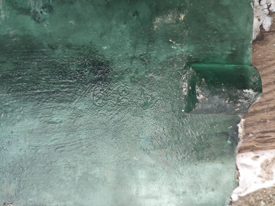 Dachówka szklana zabytkowa