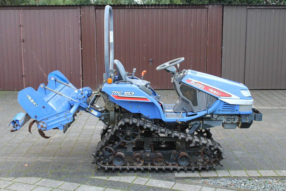 Traktor Japoński ISEKI 4x4 TPC 153 z glebogryzarką-stan perfekcyjny