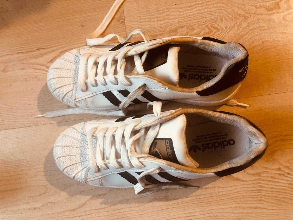 Buty damskie sportowe adidas superstar białe roz 38 jak nowe!