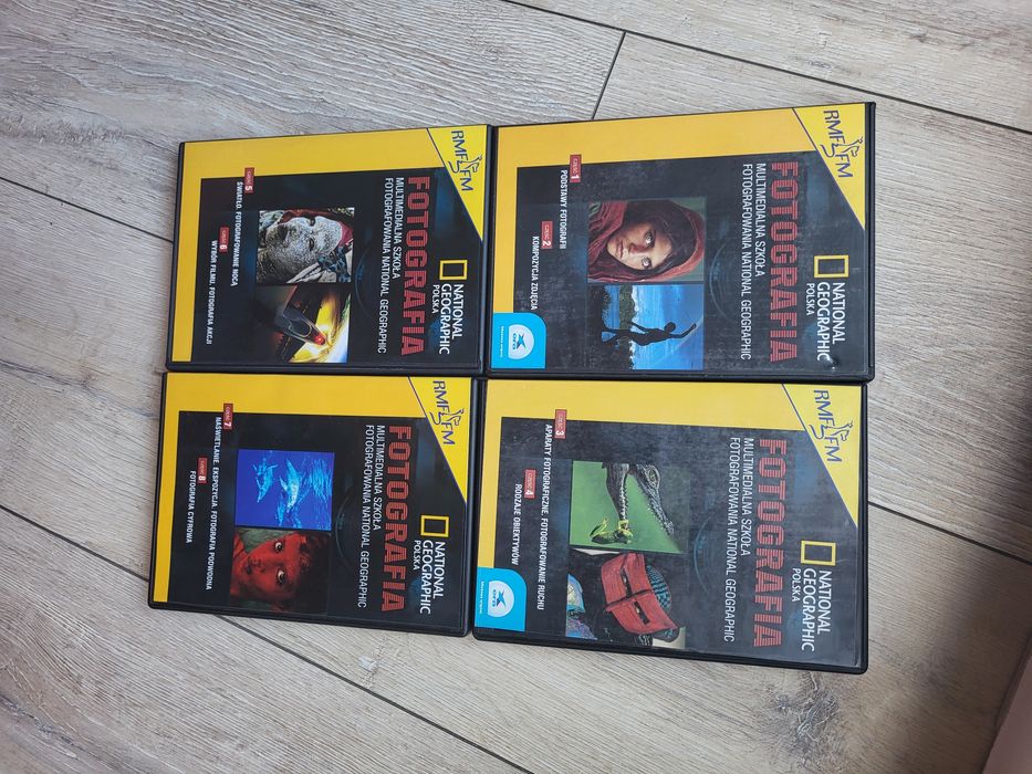 4 plyty cd Fotografia National Geographic