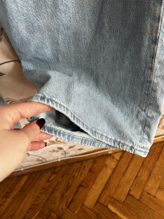 Джинси H&M, світлоблакитні, широкі, висока посадка