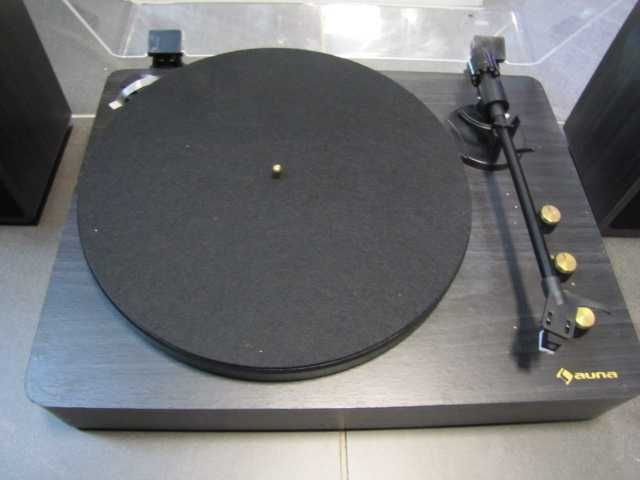 TT-Play Prime gramofon, głośniki stereo, napęd paskowy AUNA czarny