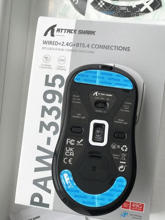 Attack Shark X3 НОВА ігрова мишка миша бездротова 26000DPI безпровідна