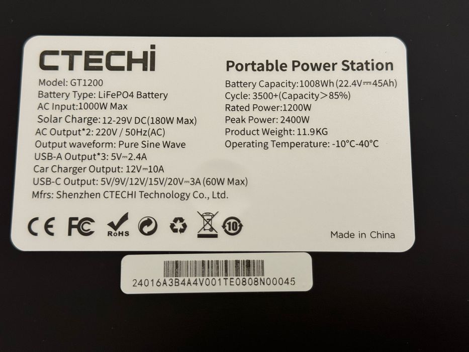 2400Вт‼️CTECHI зарядная станция бесперебойник зарядна станція EcoFlow