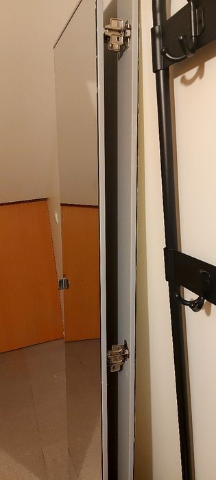 Porta espelho dobradiça fecho suave, cinza
Porta espelho dobradiça fec