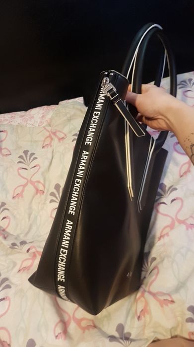 Armani Exchange oryginalna  duza czarna torebka