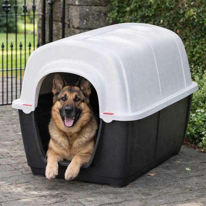 NOVO! Casota Plástica para Cão Resistente Exterior