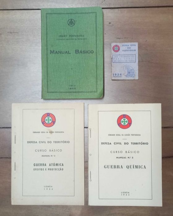 Antigos Manuais Defesa Civil do Território Manual Básico anos 50