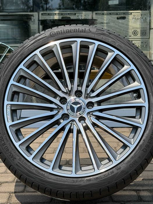 Nowe koła Mercedes 18 cali klasa C 205 206 CLA 118 174 178 A 177 B 247 E 212 211 grafitowo srebrne AMG