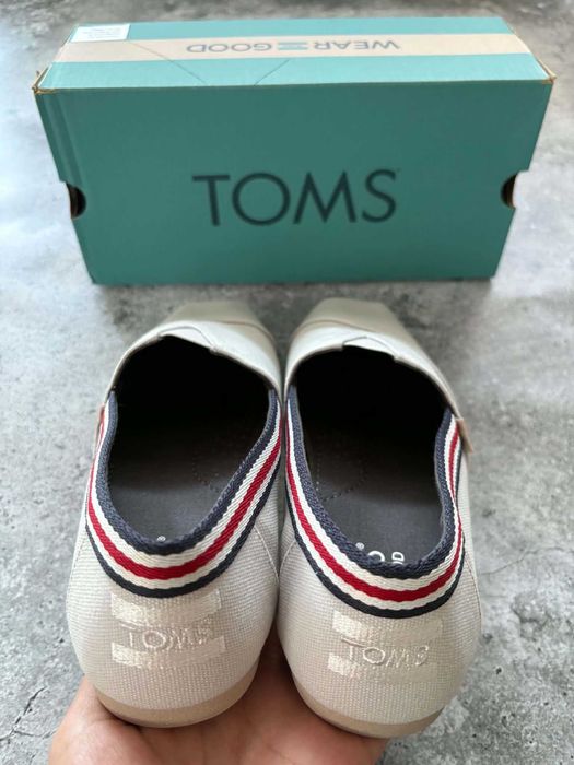 Wsuwane buty espardyle TOMS Alpargata classic szare nowe! rozmiar 40.5