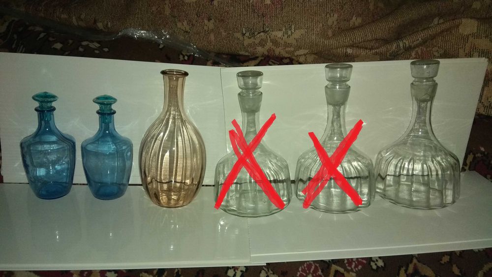 Графины стекло из СССР
