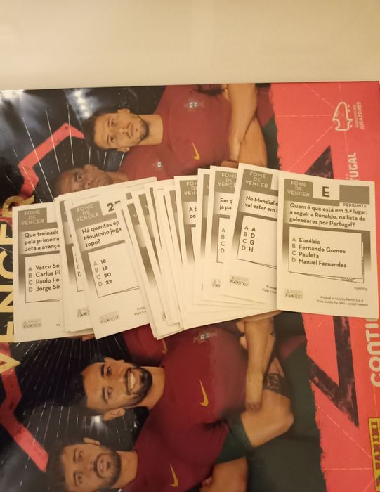 Cromos Selecção F. de Vencer Mundial 2022