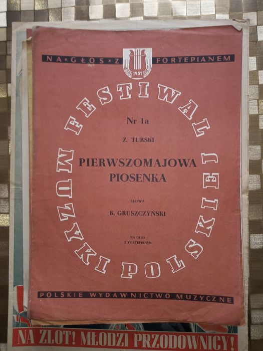 Numery "Festiwalu muzyki polskiej", PRL-owskie wydawnictwo PWM, 1951 r