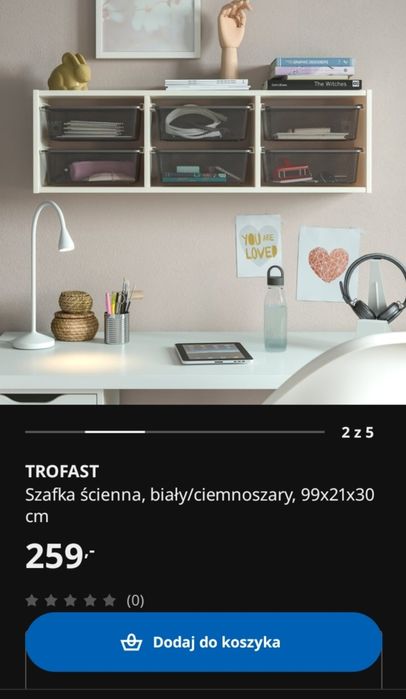 Szafka ścienna IKEA trofast