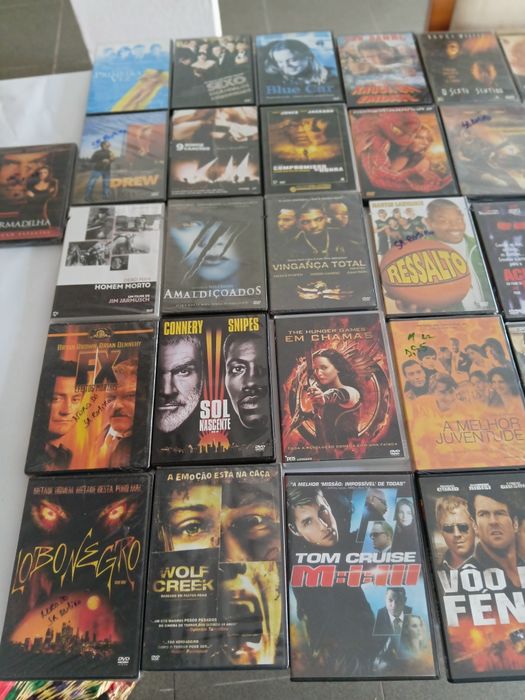 41 Filmes originais em DVD (alguns ainda fechados)