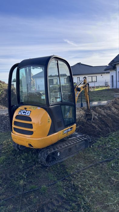 Minikoparka JCB 8018 rok 2015 cena brutto