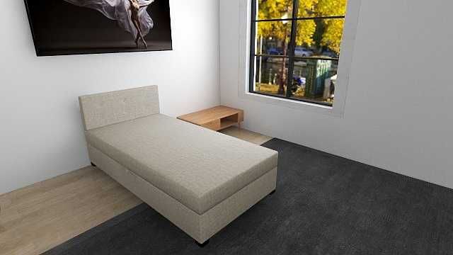 Tapczan łóżko z pojemnikiem na pościel 80