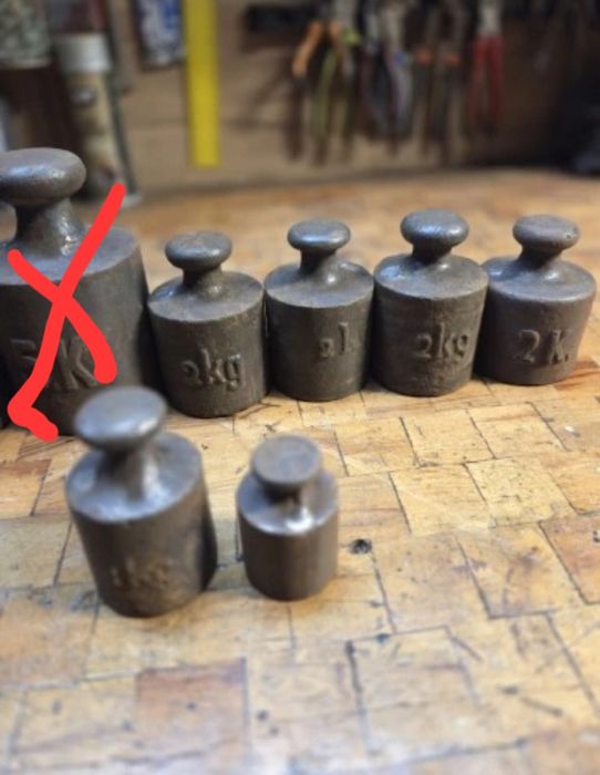 Stare odwazniki prl 9.5kg