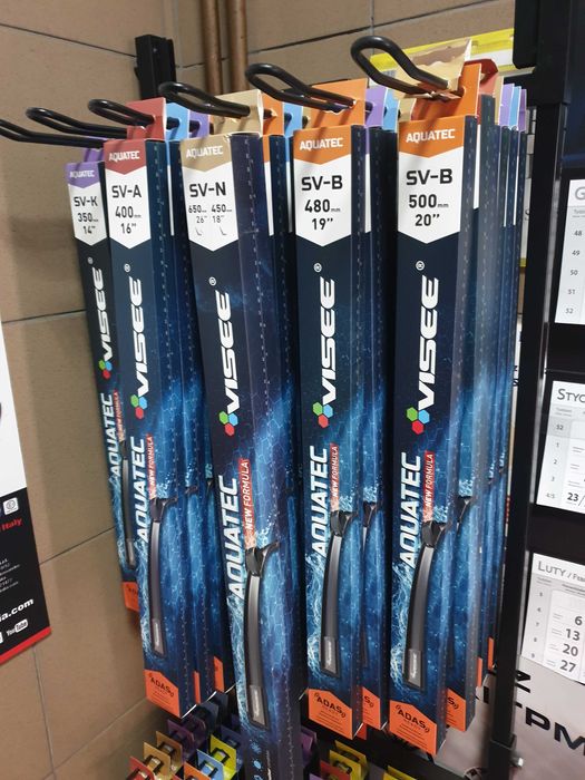 Wycieraczki samochodowe Visee do każdego samochodu przód