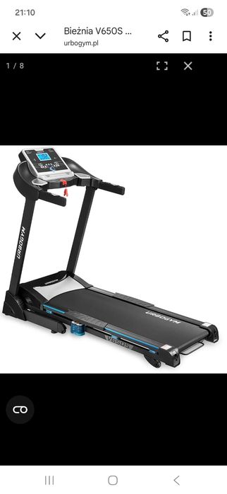 Bieżnia Urbogym V650S  z automatyczną regulacją nachylenia