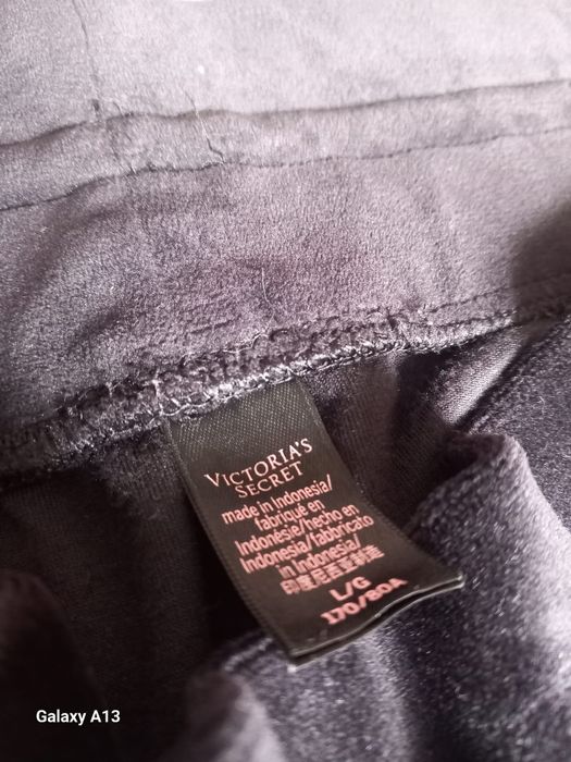 Victoria's Secret welurowe spodnie L