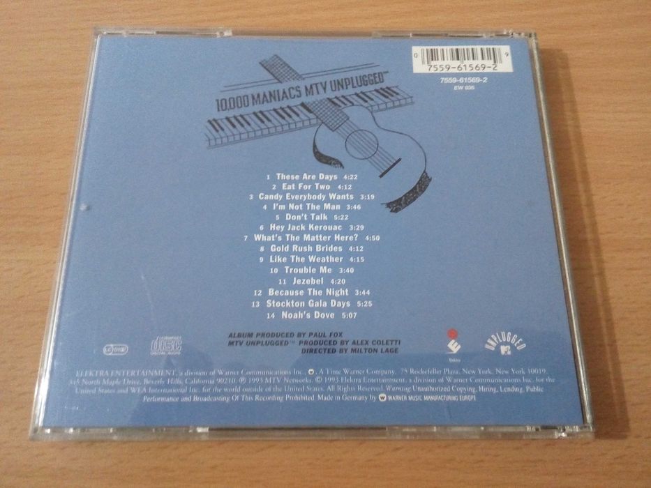 10 000 MANIACS - MTV Unplugged - Baixa De Preço