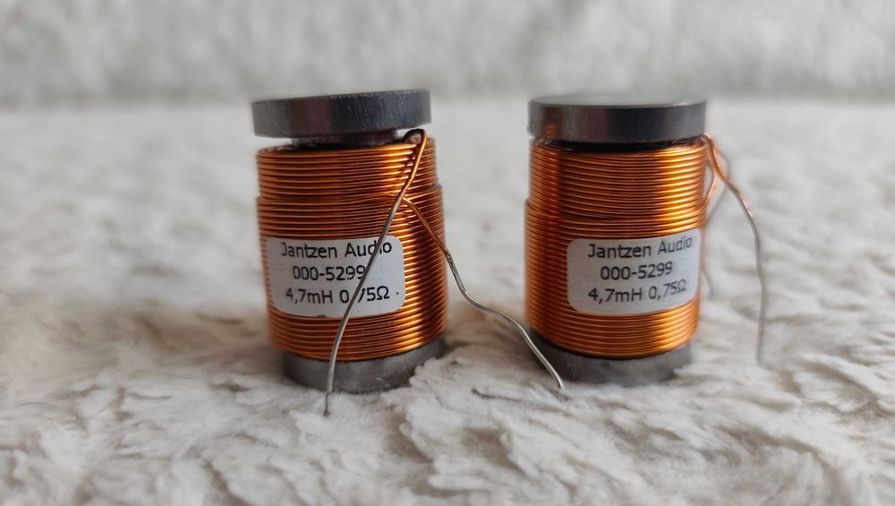 Cewka rdzeniowa Jantzen Audio 4,7mh, 0,75 ohm (cena za 2 sztuki)
