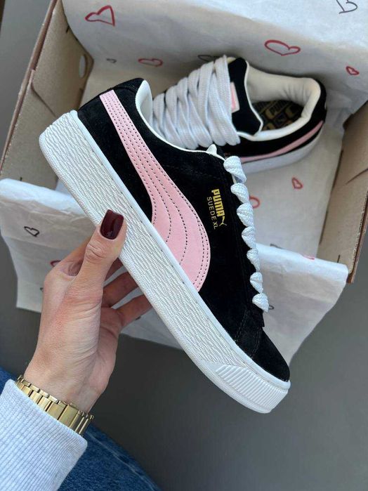 !SALE! Puma Suede XL Black/Pink 36 37 38 39 40 41 42 43 44 45 пума хл
