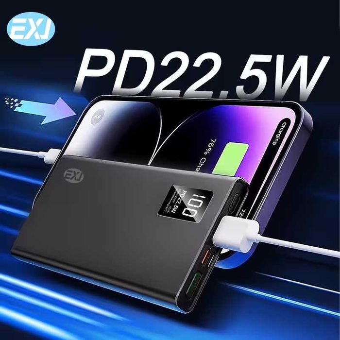 Новий Павербанк 20000 mAh Power Bank (Білі та Чорні) В наявності!