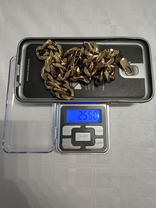 Męski łańcuch splot pancerka, 60 cm. 255g