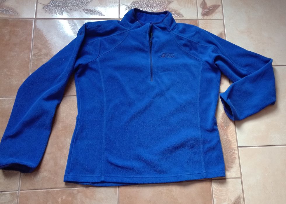 Bluza polarowa damska ciepla w rozmiarze XL/XXL kolor sliwkowy